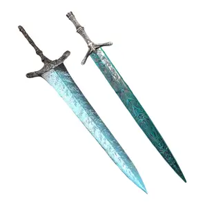 21/30cm Elden Katana Ice Anime Sword Dark Moon Greatsword Ninja Knife Real Japanese Katana Metal Samurai Sabre Gift
