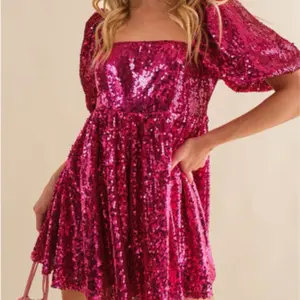 Sequin Babydoll Romper