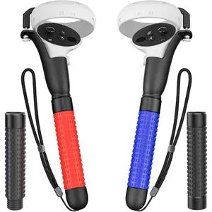 VR  Handle Accessories for Quest 2 Controllers, Handles Extension Grips for Playing Beat Saber Gorilla Tag , VR Golf Club Attachment Compatible with Playing Golf+ First Person Tennis