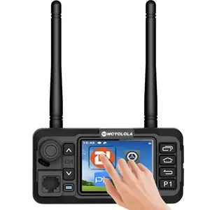 Touchscreen intelligent car intercom Zello Android 9.11 system supports GPS, WiFi Bluetooth connection, mini radio adaptation for various vehicles, suitable for self driving travel, fleet management, and daily scheduling