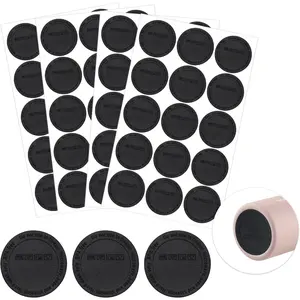 Rubber Bottoms for Sublimation Tumblers,Protective Anti-Slip  Bottoms with Adhesive for Skinny Tumblers, Thermal Bottle,Mason Jars (56mmX60Pcs)