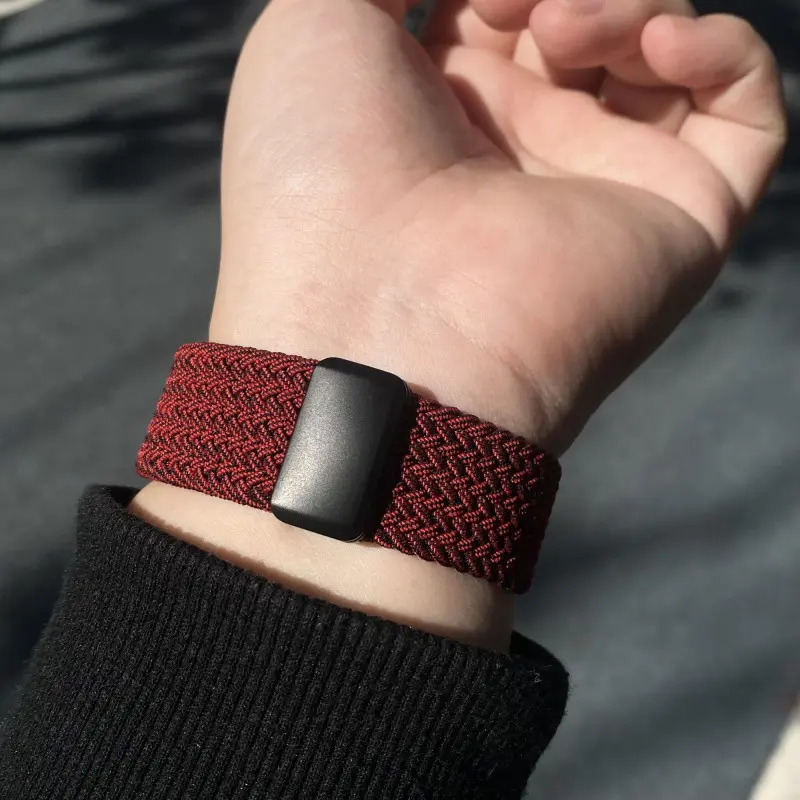 Black Sand Red - Nylon Braided Double Magnetic Att