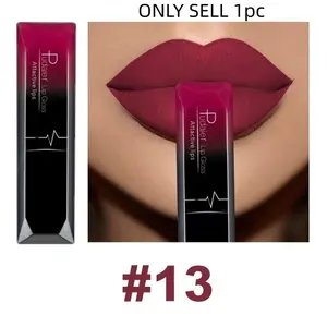 Matte Velvet Liquid Lipstick, 21 Colors, Long-Lasting No Smudge, Intensely Pigmented, Universal Enhancer, Silver