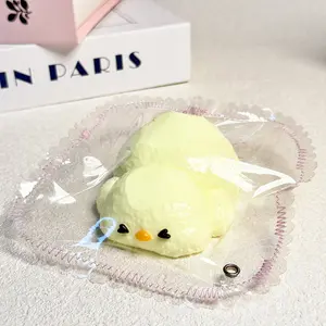 【Buy 3 get 1 free】Lying Duck Plush tabba squishies kidstoysFood-Grade Silicone Slow-Rising Rebound Squishy Fidget Toys for Stress Relief - Soft Squeeze Toys with Thick Creamy Slime Texture, Handmade Non-Toxic Sensory Toys