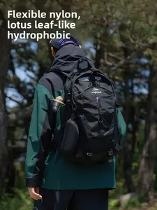 Men's Breathable Large Capacity Backpack, Durable Backpack, Simple Outdoor Travel Hiking Bag, Multi-Functional Lightweight Backyard Pack