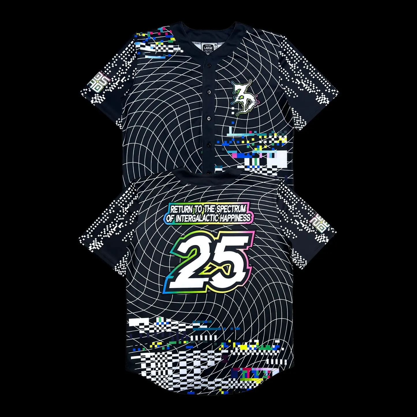 ZEDS DEAD - GLITCH BASEBALL JERSEY
