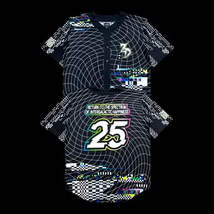 ZEDS DEAD - GLITCH BASEBALL JERSEY