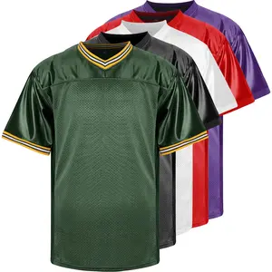 Blank Football  Plain Sports T-Shirt Pullover Football Clothing Hip Hop  for Party Mesh Polyester Plain Football Shirt Pullover Sports Clothing 100% Polyester Lightweight for comfort Easy Care Machine Wash Cold and Hang Dry Classic World Cup Soccer Jersey