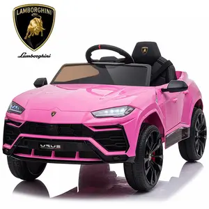 First Ride On Lamborghini Urus 12V Kids Ride On Car – Pink Electric Car with Remote Control & Music | Perfect Christmas Gift & Black Friday Deal