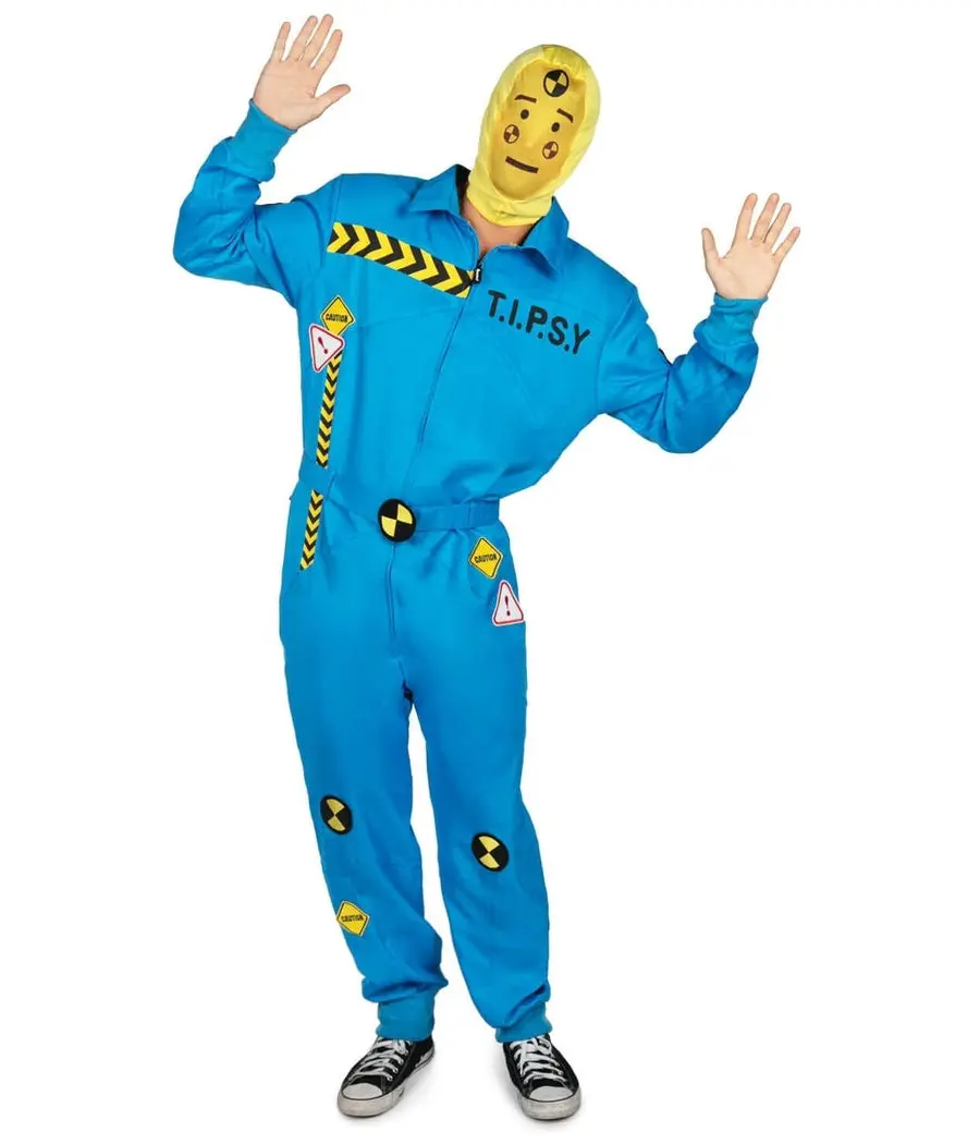 Men's Crash Test Dummy Costume Men's Crash Test Dummy Costume