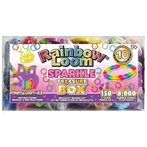 Choon's Design Rainbow Loom Sparkle Rubber BandTreasure Box