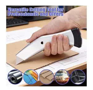 1 fixed blade roofing knives, heavy-duty box cutter, retractable carpet knife, vinyl drywall, quick-change blades, tool knives.