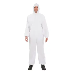 White Hazmat Suit Adult Costume