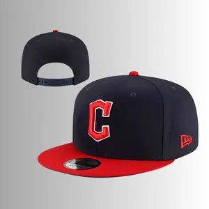 New Era Cleveland Guardians Snapback Cap – MLB Baseball Hat, Flat Brim Streetwear, Premium Embroidered Logo, Gorras Para Hombre