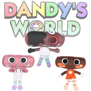 Dandy's World Plush Cosmo Caramel Drizzle Dandy World Scrap Stuffed Horror Game Stuffed Soft Pillow Doll Children Gifts