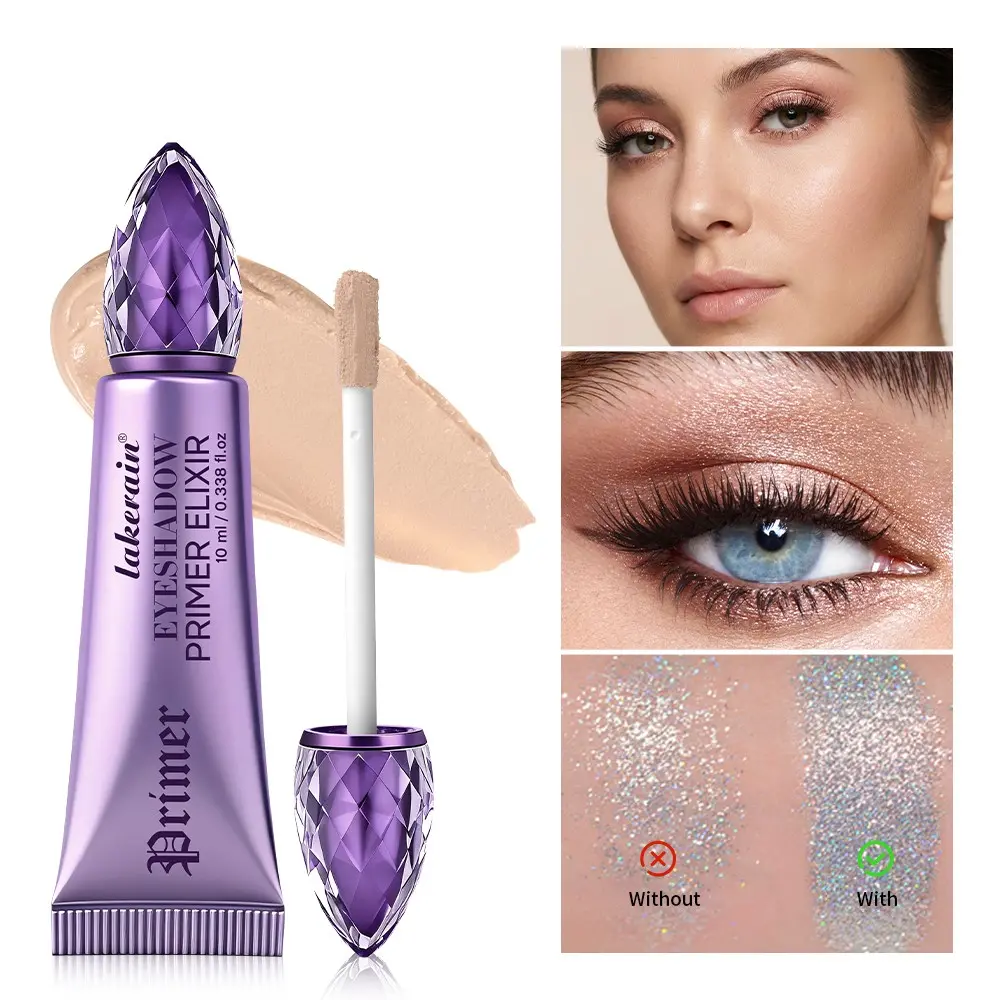 Eye Shadow Primer Cream, Cosmetic Eyeshadow, Eyeshadow, Long-Lasting Waterproof Formula, Lightweight Hydrating Base, Non-Sticky Finish, Ideal for Makeup Application