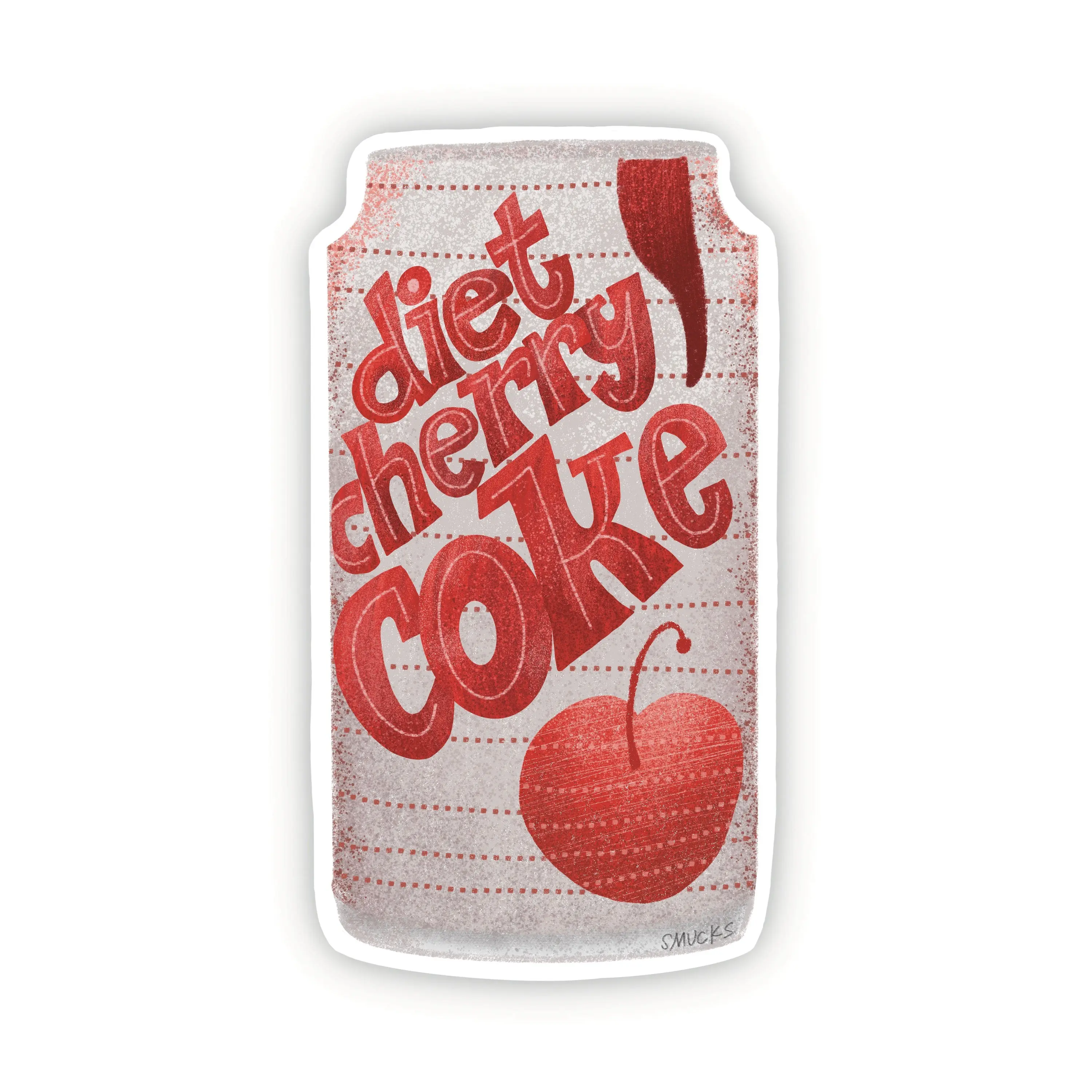diet cherry coke sticker
