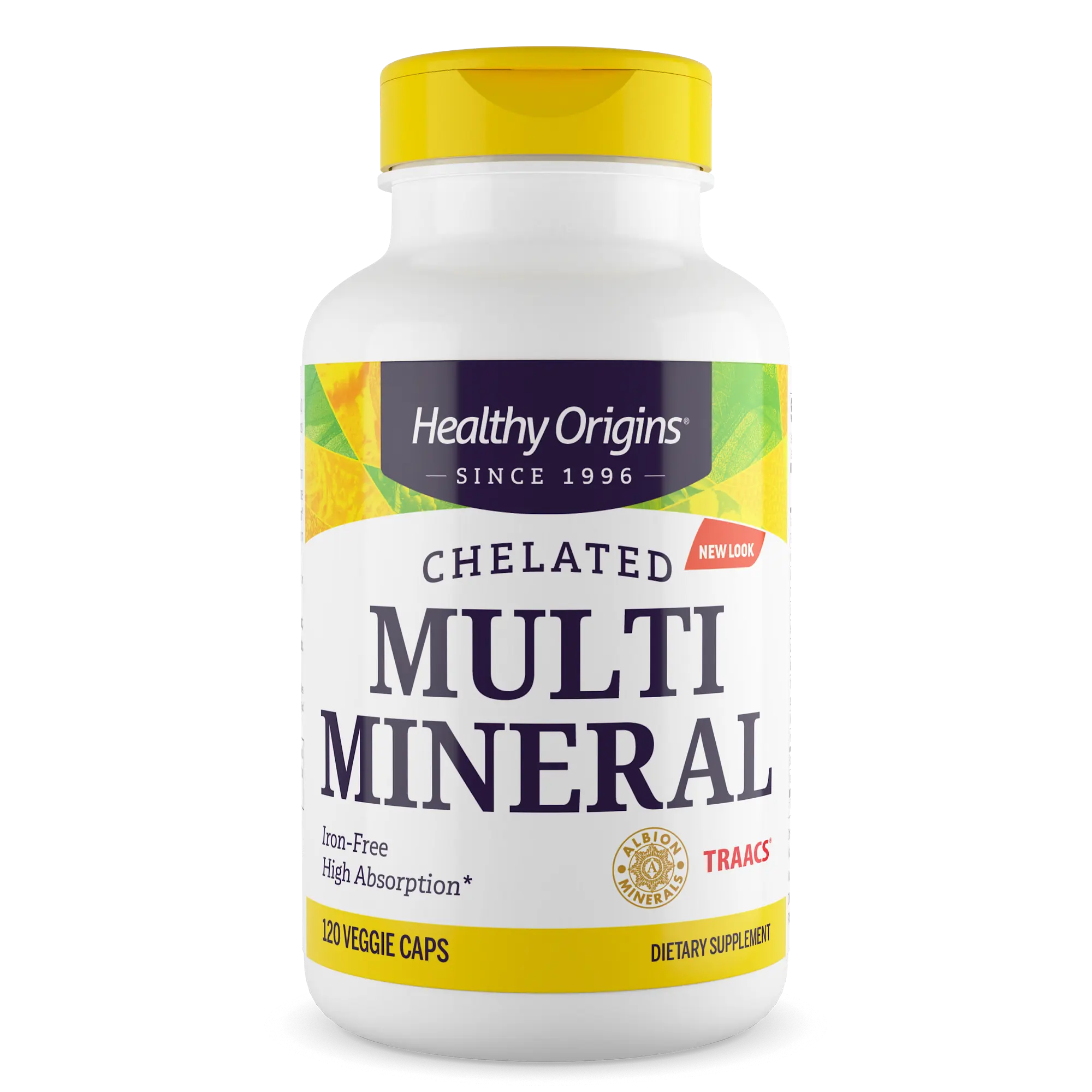 Healthy Origins Chelated Multi Mineral  TRAACS Technology  Dietary Supplement - 2 Sizes