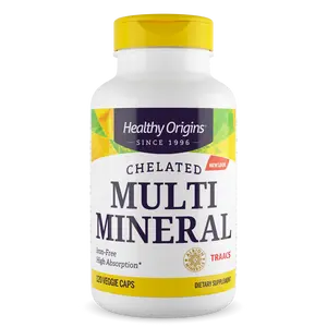 Healthy Origins Chelated Multi Mineral  TRAACS Technology  Dietary Supplement - 2 Sizes