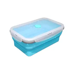 Home Collection Collapsible Silicone Food Storage and Bento Box