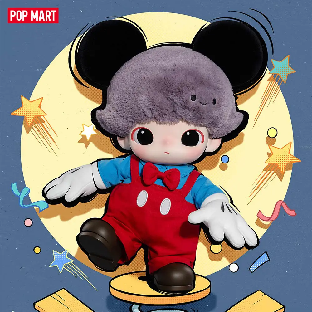 POP MART DIMOO WORLD × DISNEY Series-Mickey Vinyl Plush Bag,Surprise Gift