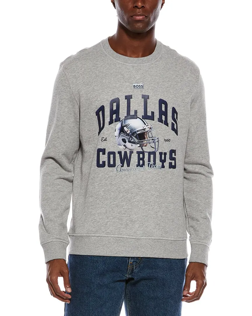 BOSS Hugo Boss Dallas Cowboys Crewneck Sweatshirt BOSS Hugo Boss Dallas Cowboys Crewneck Sweatshirt