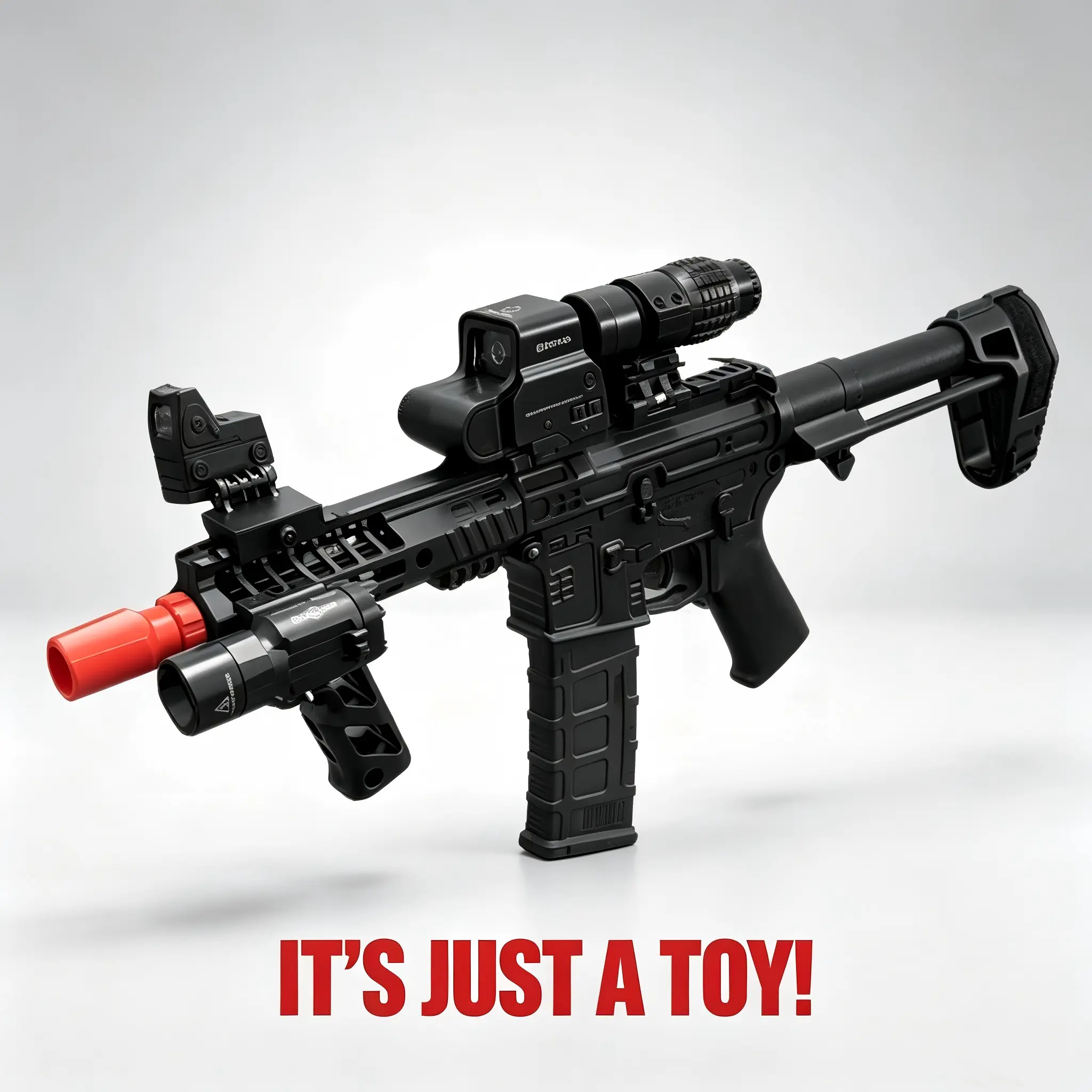 Electric Dual Mode Splatter Ball Blaster, Rechargeable Shooting Toy, Safe Water Bead Play Toy, Indoor Outdoor Birthday Gift for Teens & Boys,