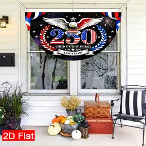 American Flag Garden Flag 2026, 2D Flat Bald Eagle Outdoor Decor for Patio, 4th of July Veterans Day Memorial Day Yard Decoration for Front Lawn Courtyard Fence