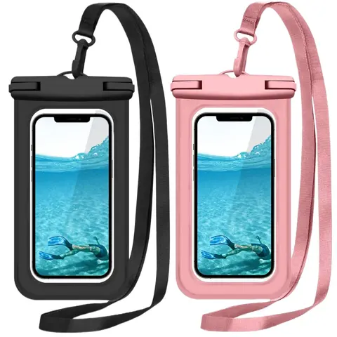 Outdoor Waterproof Phone Bag, Touch Screen Friendly Phone Case, Floating Waterproof Bag for Swimming & Beach Activities, Mobile Phone Accessory