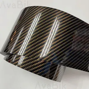 PVC 2D Carbon Fiber Vinyl Wrap, Car Interior Protection Film, Durable and Stylish Auto Decal, Easy Application and Removal