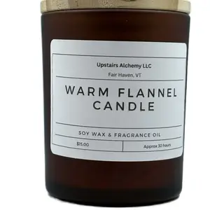Upstairs Alchemy LLC- Warm Flannel Soy Candle