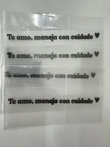 4PACK “Te Amo, Maneja Con Cuidado” Car Decals – Windshield & Rearview Mirror, Safe Driving, Stylish Vehicle Sticker for Drivers & Car Enthusiasts