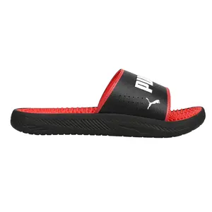 PUMA Mens Softride Massage Slide  - Black