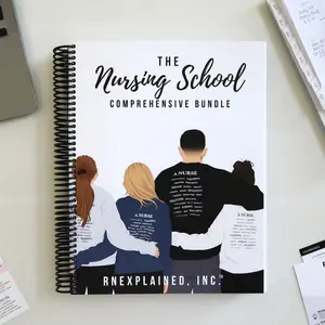 The Ultimate Nursing School Bundle – Printed Spiral Workbook for Fundamentals, Clinicals & Exam Prep