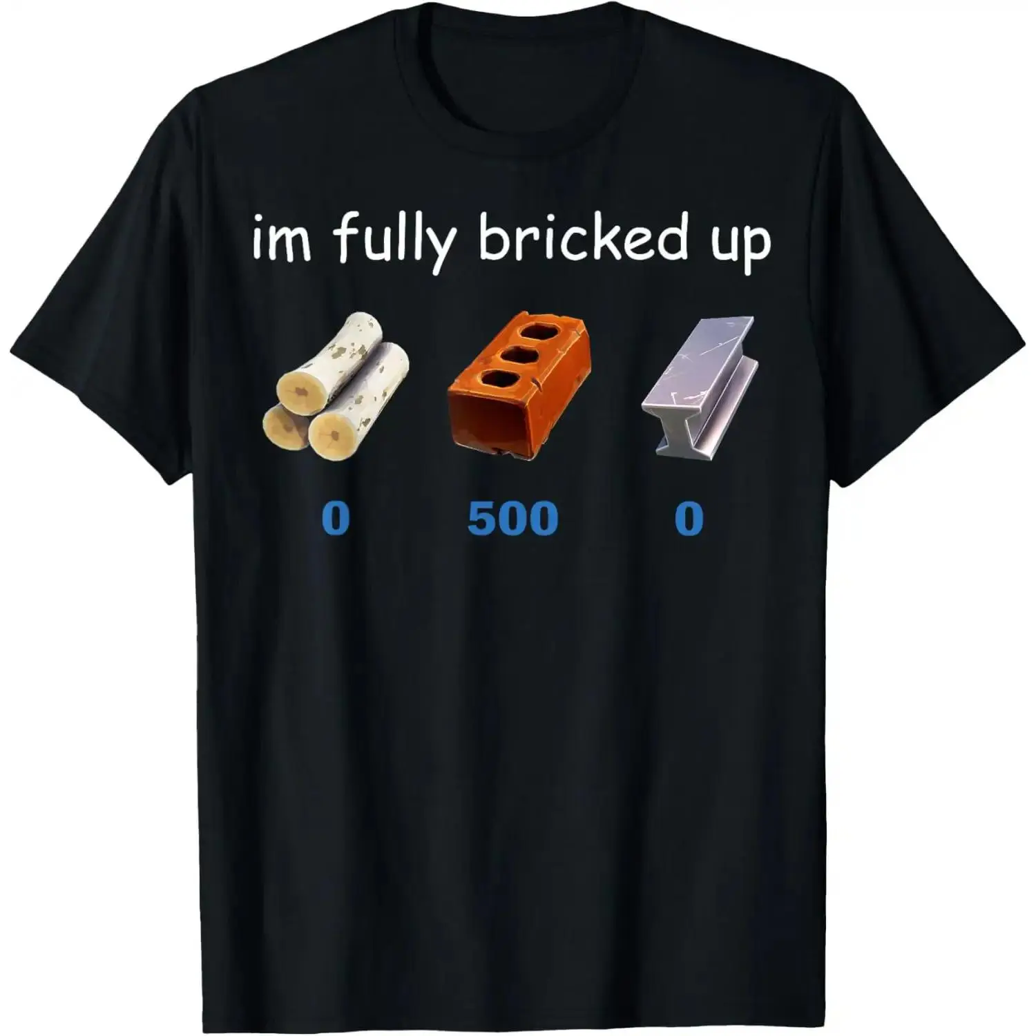 Men's Funny Gaming T-Shirt, Breathable Short-Sleeve Top, Relaxed-Fit Tshirt for Casual Wear, Shortsleeve, Fabric