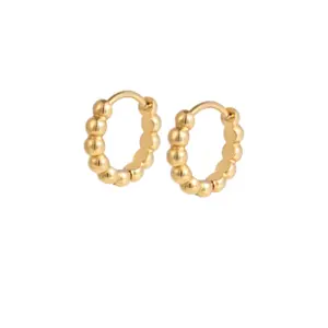 Titanium Poppy Hoops