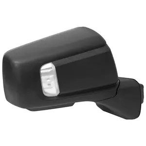 2019-2025 Chevrolet Silverado 1500 Black Power Adjustable, Manual Fold, BSD & Heated Side Mirror w/ LED Puddle and Auxiliary Light - Passenger Side Only