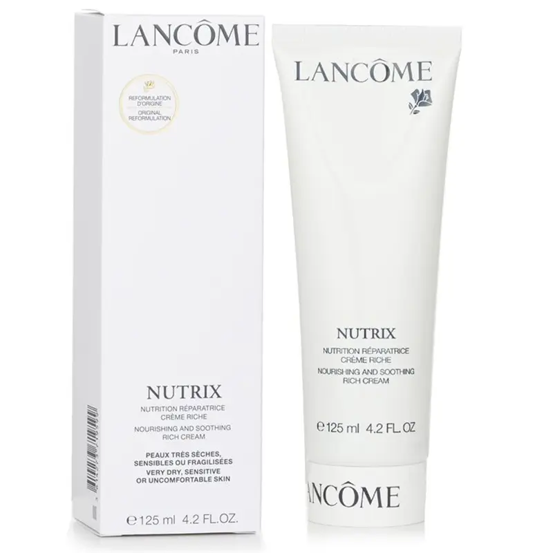Lancome Nutrix Nourishing, Soothing Rich Facial Moisturizer - Hydrating, Repairing Cream for Sensitive Skin, 125ml/4.2oz, Skin Repair, Dry