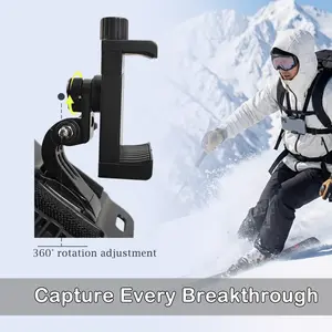 Hands-Free Chest Mount Phone Holder for POV Recording, Adjustable Strap, Secure Clip, Comfortable Fit for iPhone, Samsung, Action Cameras, GoPro – Ideal for Vlogging, Cycling, Hiking, Sports, Travel, Outdoor Adventures, Live Streaming, Video Recording