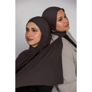 VELA Deep Oak Jersey Lite Hijab