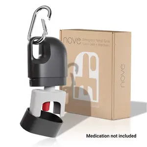 Nove Emergency Nasal Spray Carry Case/Keychain ( MEDICINE NOT INCLUDED )