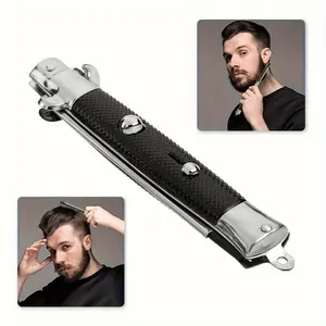 Folding Spring Comb for Men and Women, Handmade Folding Comb for Barbershops, Beard Comb, Grooming Comb, Hair Care Comb, Comb Design