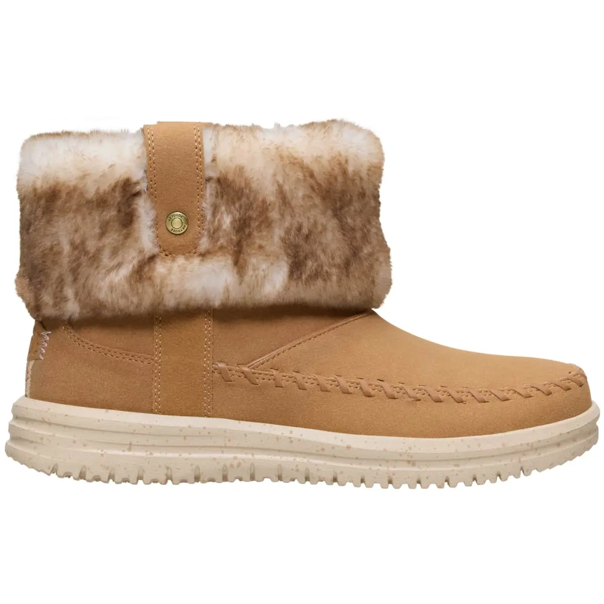 HEYDUDE Camden Cuff Boots - Womens Comfortable Pull on Boots