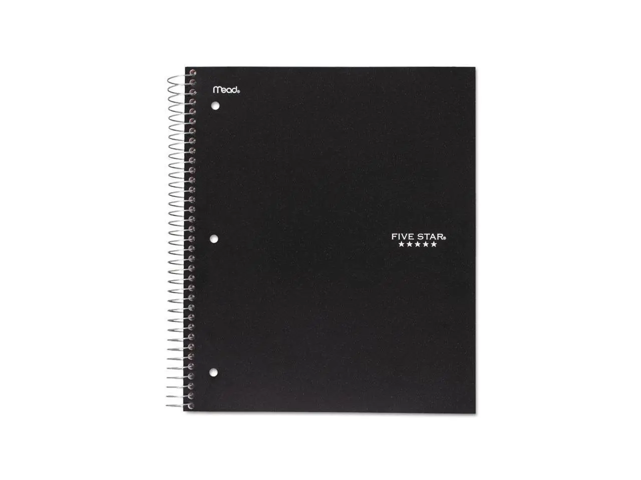 Five Star 72057 Wirebound Notebook, College Rule, 11 X 8 1/2, 100 Sheets, Black Five Star 72057 Wirebound Notebook, College Rule, 11 X 8 1/2, 100 Sheets, Black