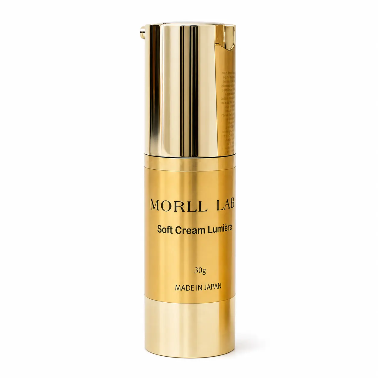 MORLL LAB Soft Cream Lumière 30g Made in Japan, Brightening Glow Day Cream With Zinc Oxide Retinol Niacinamide, Hydrating Anti-Aging Tone Up Facial Cream