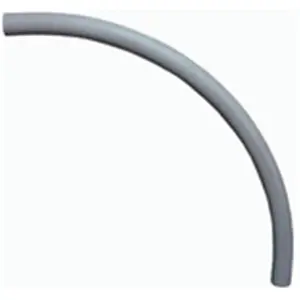 212 MAIN Cantex 5133820U 3 in. Schedule 40 90-Degree Elbow, 36R, Plain End, Above Ground, Longer Sweep