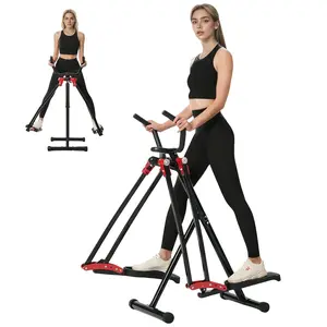 Air Walker Exercise Machine, Cardio Cross Trainer Glider for Home Exercise, Foldable Elliptical for Small Spaces, 350LBS Weight Capacity