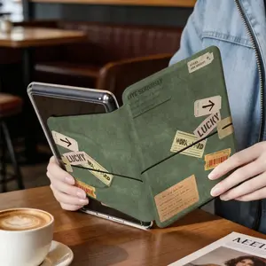 Kindle Protective Case Notebook Design Compatible with 7 Inch Kindle Paperwhite 12th Gen & Previous Models