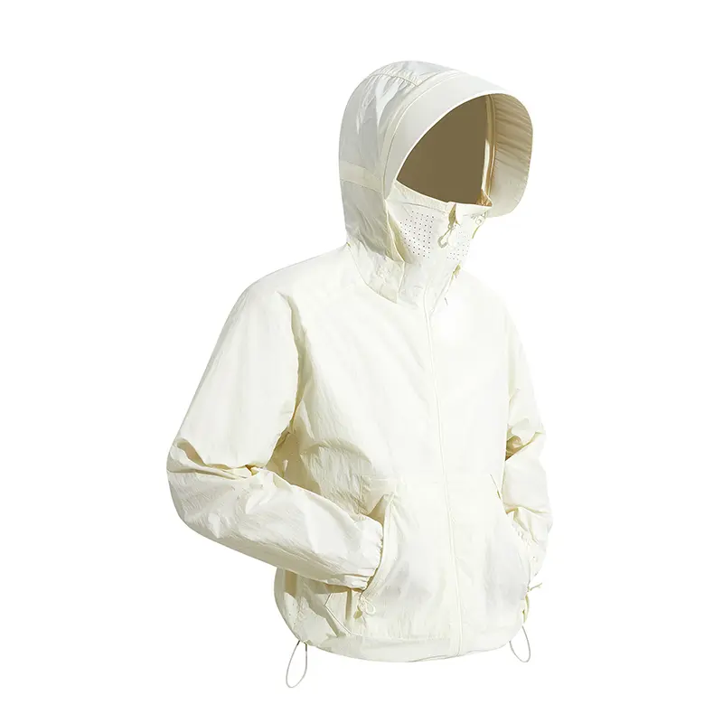 2026 New Ice Silk Sun Protection Jacket for Men and Women, Workwear Streetwear Style, Spring/Summer UV Protection Jacket for Cycling and Fishing QMSYF2501-2501-F2501
