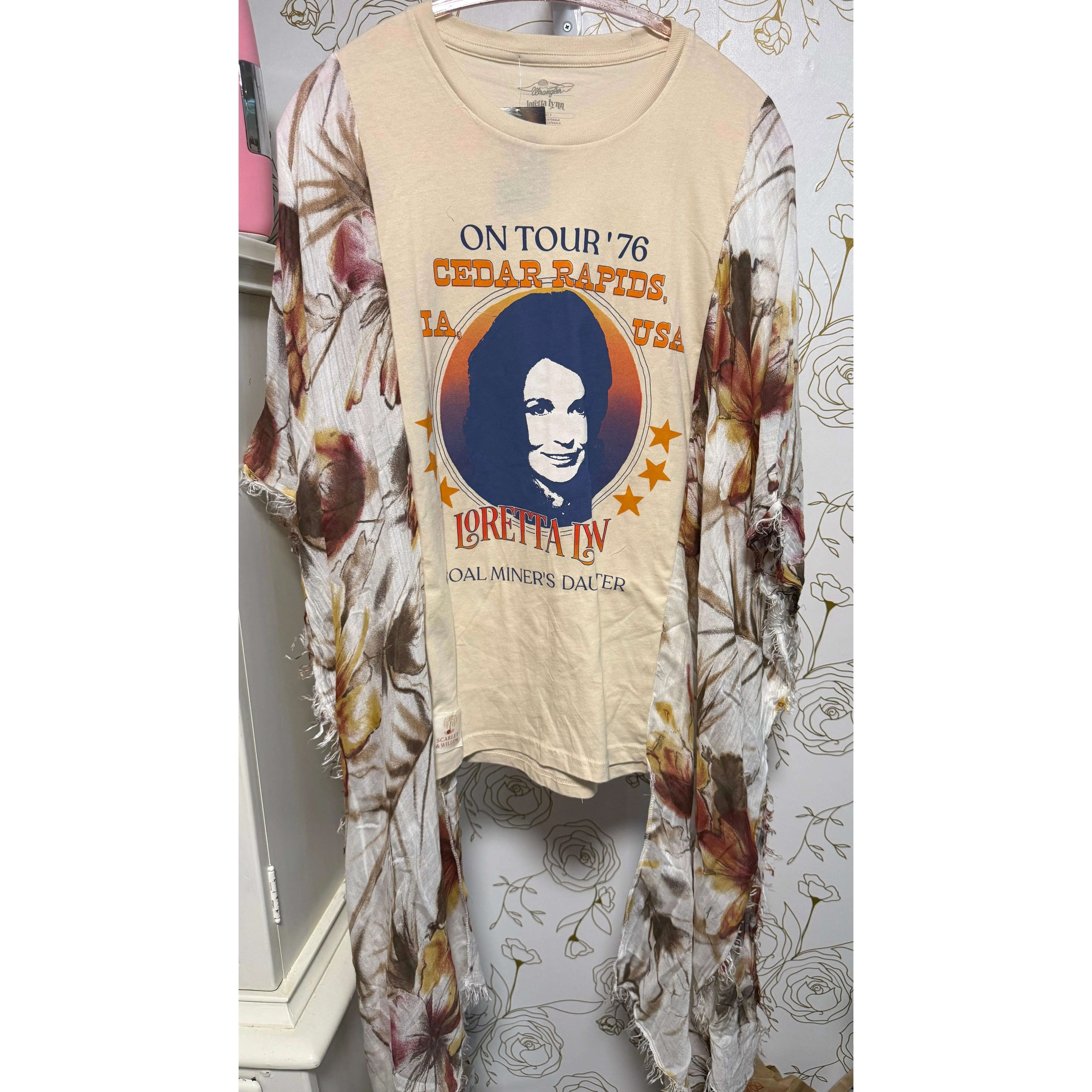 Upcycled Loretta Lynn Shirt